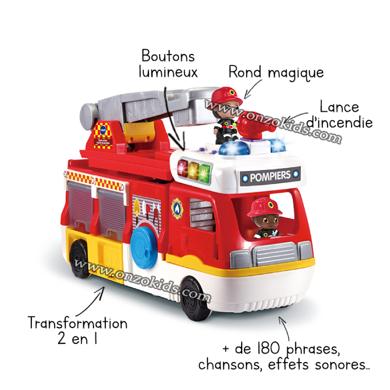 Tut Tut Copains - Super camion caserne de pompiers | vtech