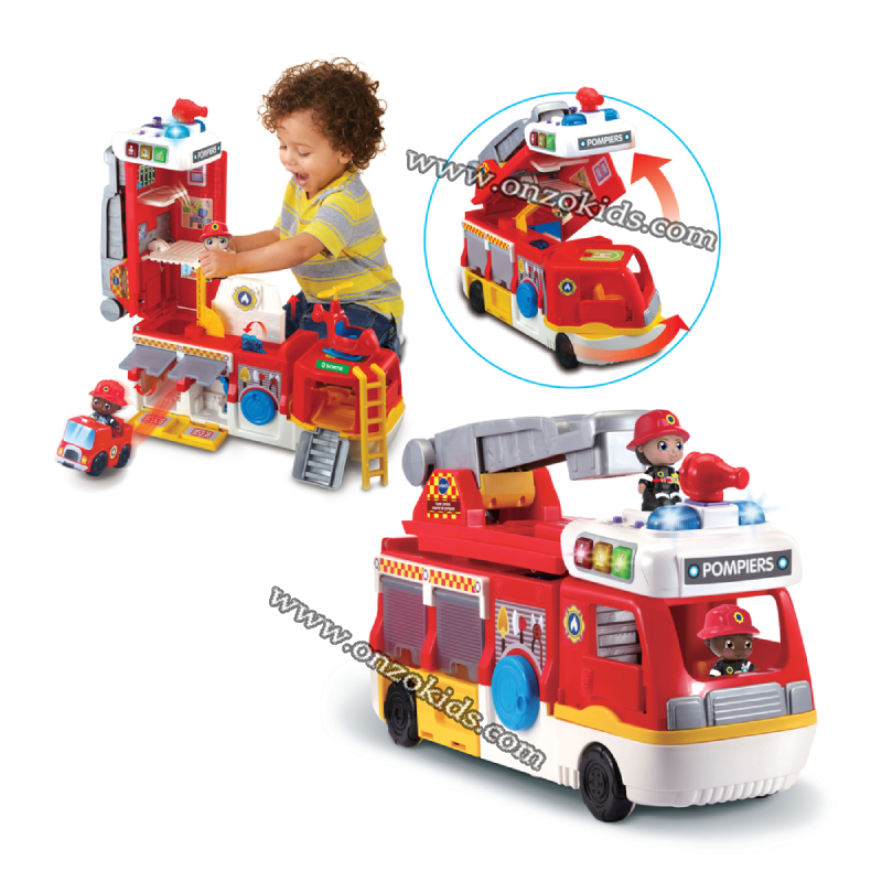 Tut Tut Copains - Super camion caserne de pompiers | vtech – Image 6