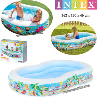 Piscine Familiale Paradise Gonflable 262 x 160 x 46 cm - INTEX