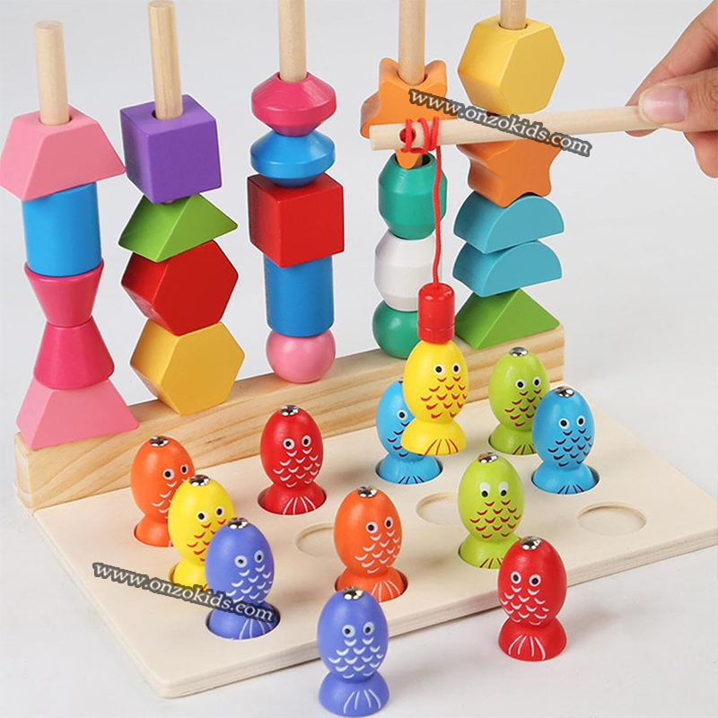 Peche a Cinq Séris de Piliers pour Enfants – Image 4