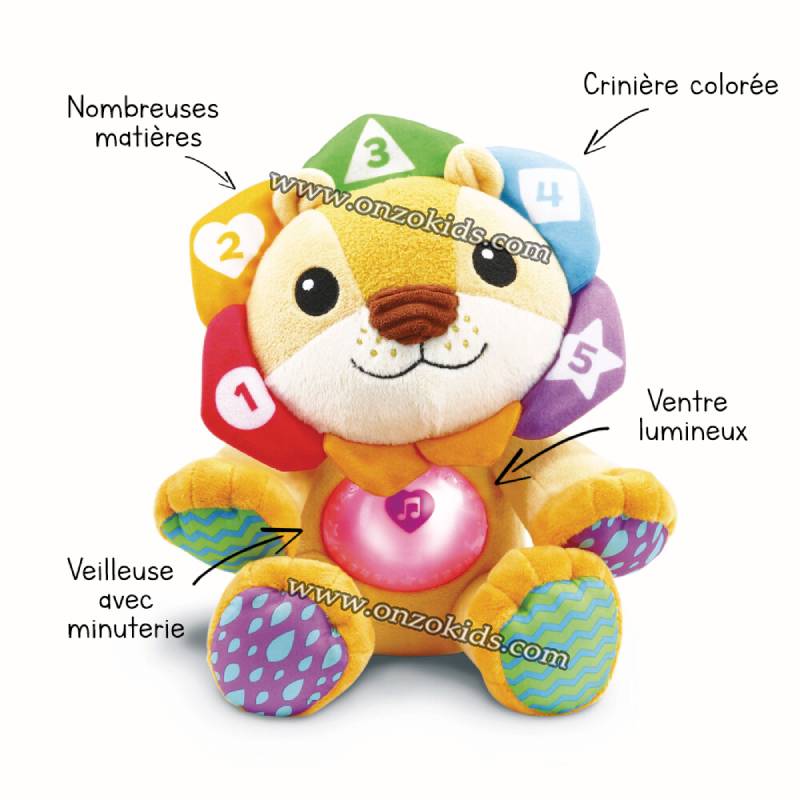 Peluche musicale - Tiago lionceau des découvertes | Vtech – Image 3