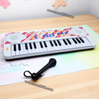 Piano avec clavier électronique 37 touches et microphone pour enfant