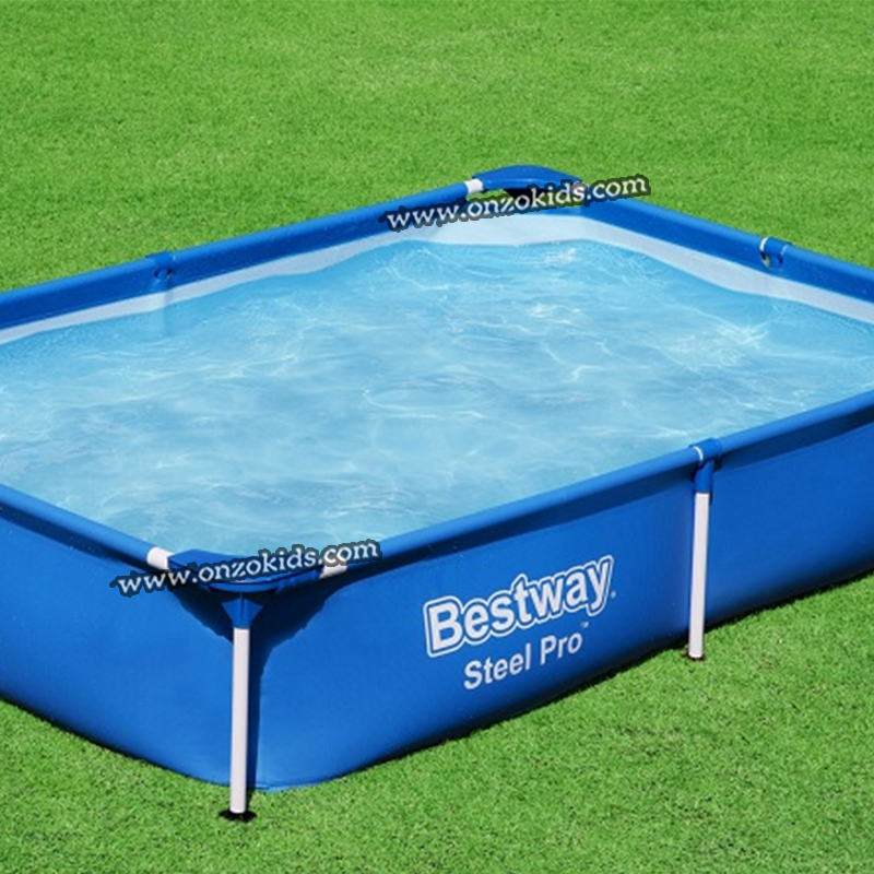 Piscine hors sol Steel Pro™ 221 x 150 x 43 cm - Bestway – Image 3