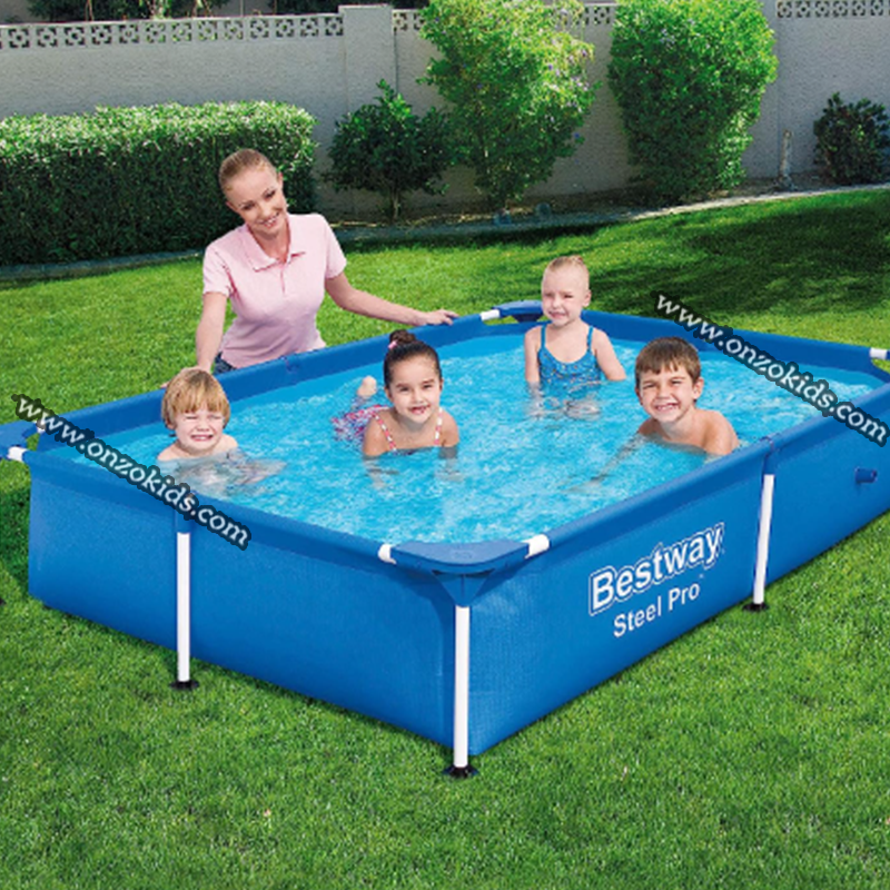 Piscine hors sol Steel Pro™ 221 x 150 x 43 cm - Bestway – Image 4