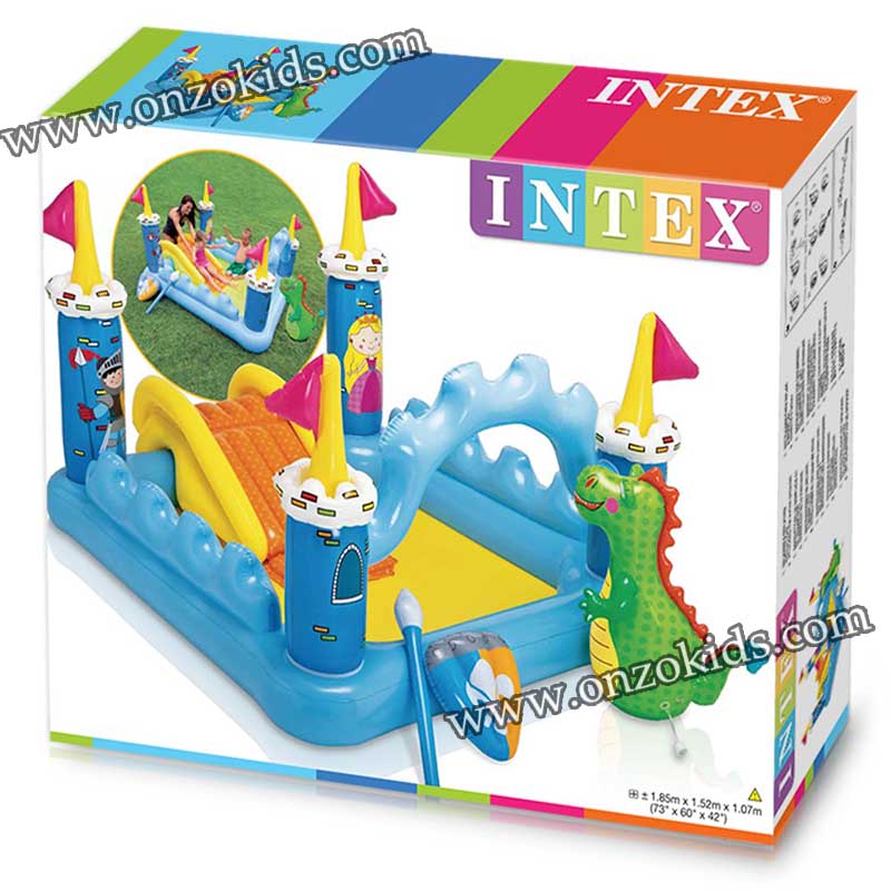 AIRE DE JEUX CHÂTEAU MÉDIÉVAL 185 x 152 x 107 cm -INTEX – Image 4