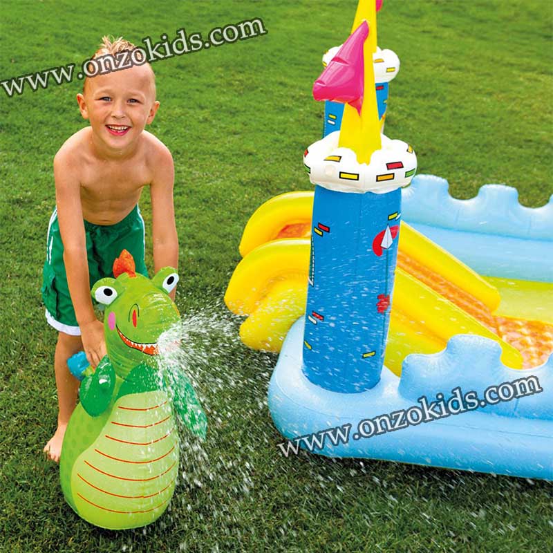 AIRE DE JEUX CHÂTEAU MÉDIÉVAL 185 x 152 x 107 cm -INTEX – Image 3