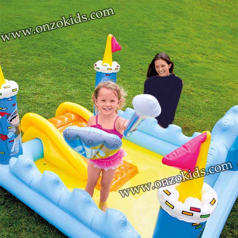 AIRE DE JEUX CHÂTEAU MÉDIÉVAL 185 x 152 x 107 cm -INTEX – Image 2
