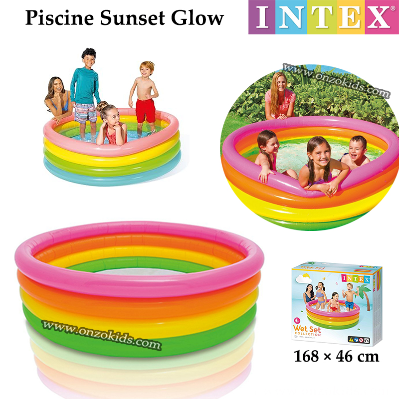 Piscine Sunset Glow 168 × 46 cm - INTEX