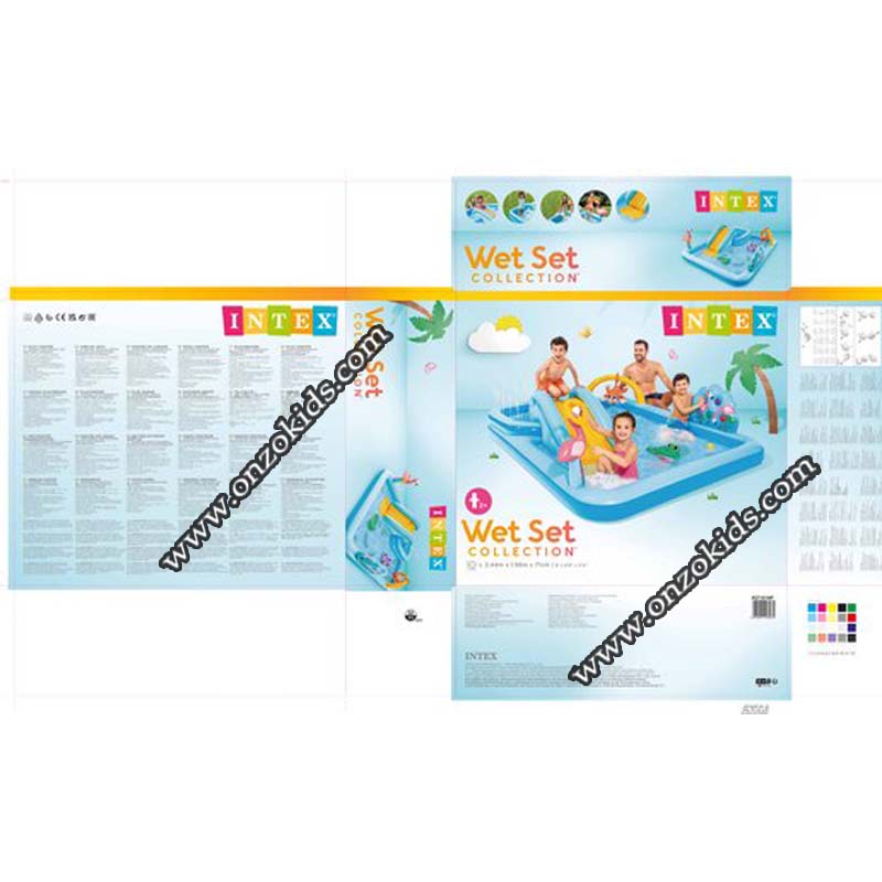 Piscine de jeu Jungle Adventure - 244x198x71cm | Intex – Image 2