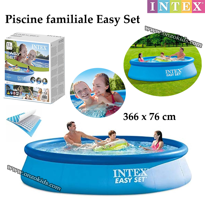 Piscine familiale Easy Set 366 x 76 cm -INTEX
