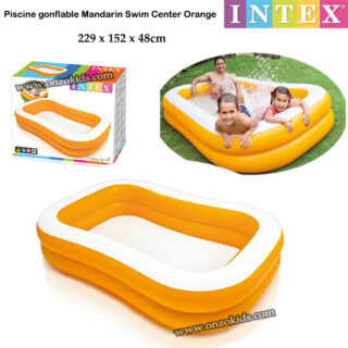 Piscine gonflable Mandarin Swim Center Orange 229 x 152 x 48cm - Intex