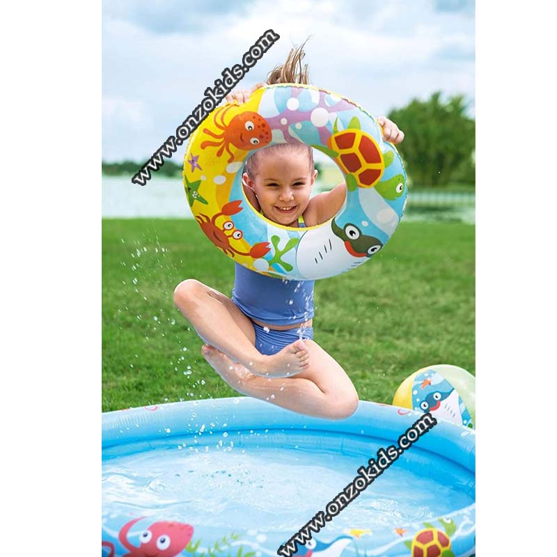 Piscine gonflable avec ballon et bouée dimension 122 x 20 Cm | Bestway – Image 6