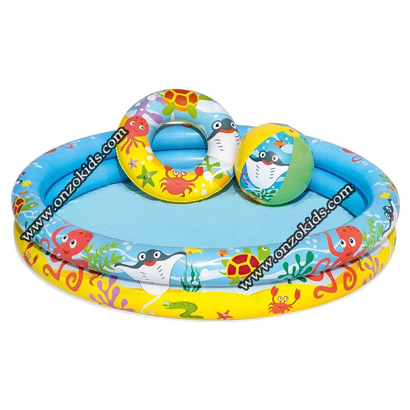 Piscine gonflable avec ballon et bouée dimension 122 x 20 Cm | Bestway – Image 5