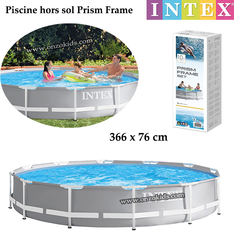 Piscine hors sol Prism Frame™ 366 x 76 cm - Intex