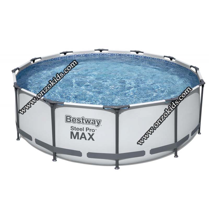 Piscine hors sol tubulaire Steel Pro Max™- 366 x 100 cm avec pompe de filtration| Bestway – Image 3