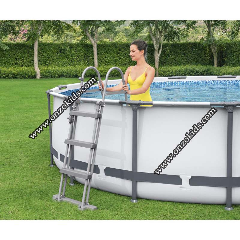 Piscine hors sol tubulaire Steel Pro Max™- 366 x 100 cm avec pompe de filtration| Bestway – Image 5