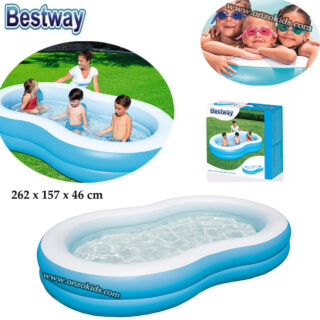 Piscine la famille Big Lagoon 262 x 157 x 46 cm - Bestway