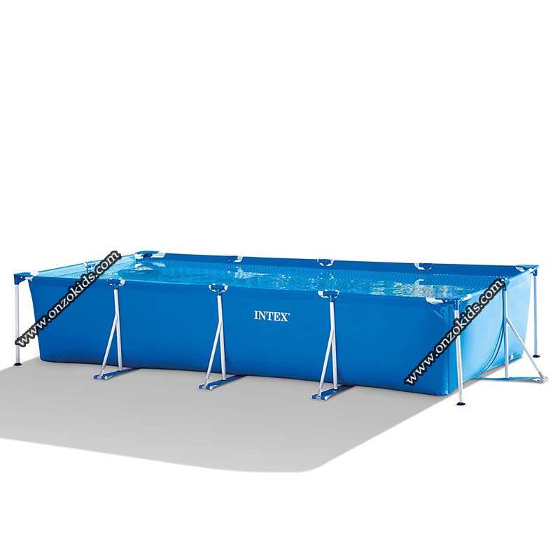 Piscine Metal frame rectangulaire tubulaire 450x 220x 84cm avec pompe de filtration - Intex – Image 5