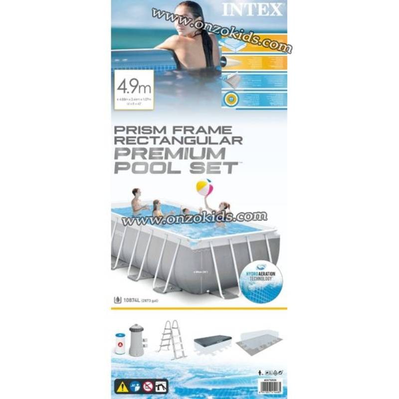 Piscine prism frame rectangulaire | Intex – Image 6