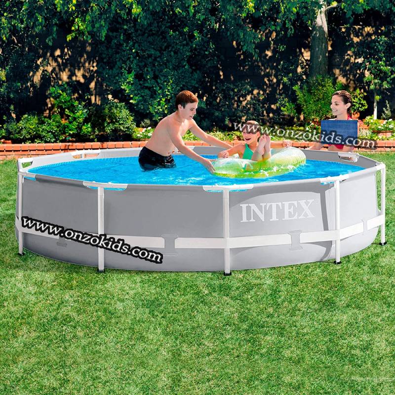 Piscine hors sol Ronde tubulaire 305 x 76 cm avec pompe de filtration - Intex – Image 2