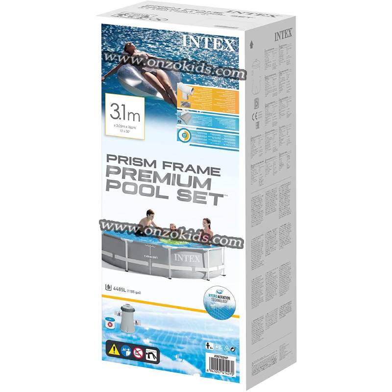 Piscine hors sol Ronde tubulaire 305 x 76 cm avec pompe de filtration - Intex – Image 7