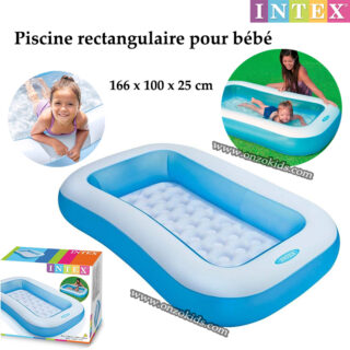 Piscine rectangulaire pour bébé 166 x 100 x 25 cm - INTEX