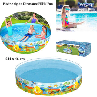 Piscine rigide Dinosaure Fill'N Fun 244 x 46 cm - Bestway