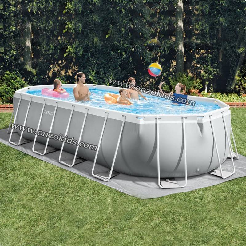 Piscine tubulaire ovale 610 x 305 x 122 cm avec ses accessoires |Intex – Image 2