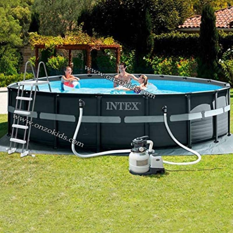 Piscine tubulaire ronde avec accessoires 549 x 132 cm | Intex – Image 2