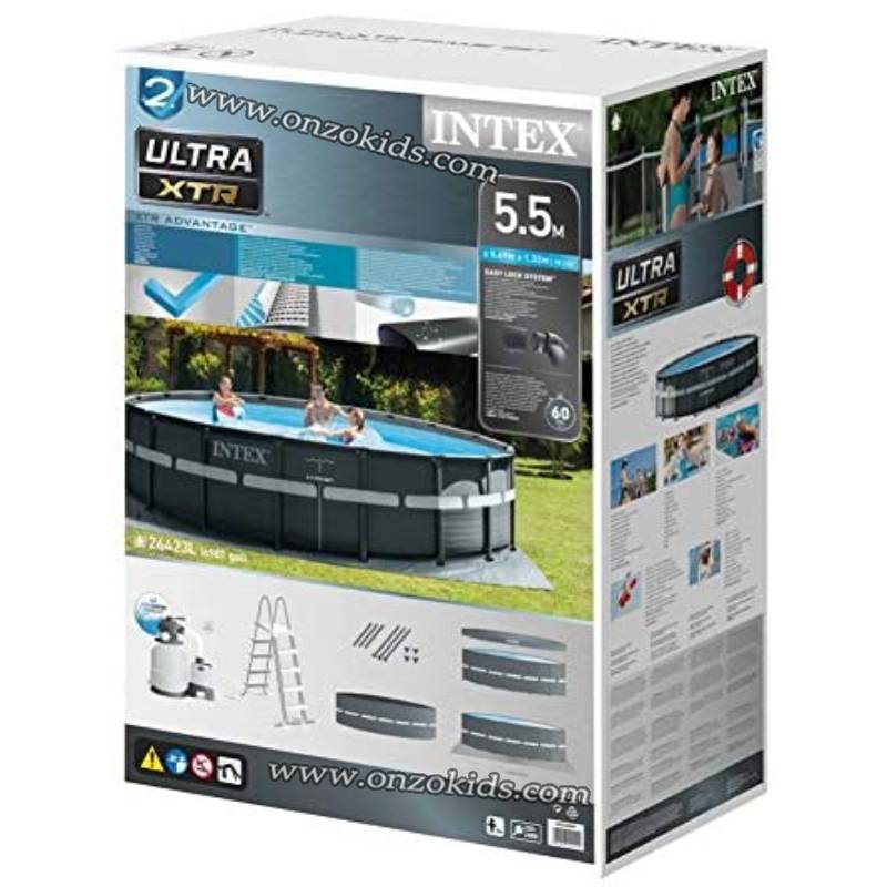 Piscine tubulaire ronde avec accessoires 549 x 132 cm | Intex – Image 9