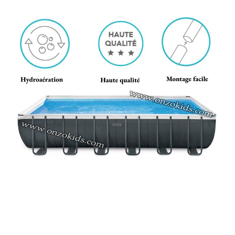 Piscine ultra rectangulaire 975 x 488 x 132 cm | Intex – Image 6