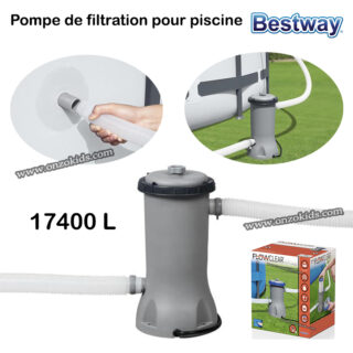 Pompe de filtration pour piscine 17400 L – Bestway