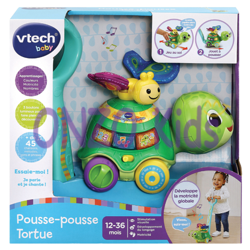 Pousse - Pousse tortue lumineuse et musicale pour bébé - Vtech – Image 9