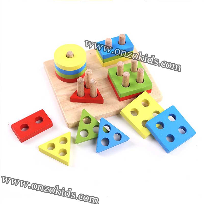 Empileur de Formes géométriques Montessori – Image 6