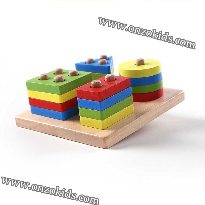 Empileur de Formes géométriques Montessori