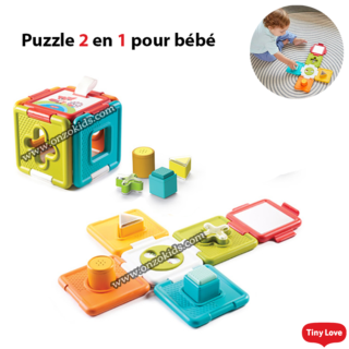Puzzle 2 en 1 pour bébé - Tiny Love