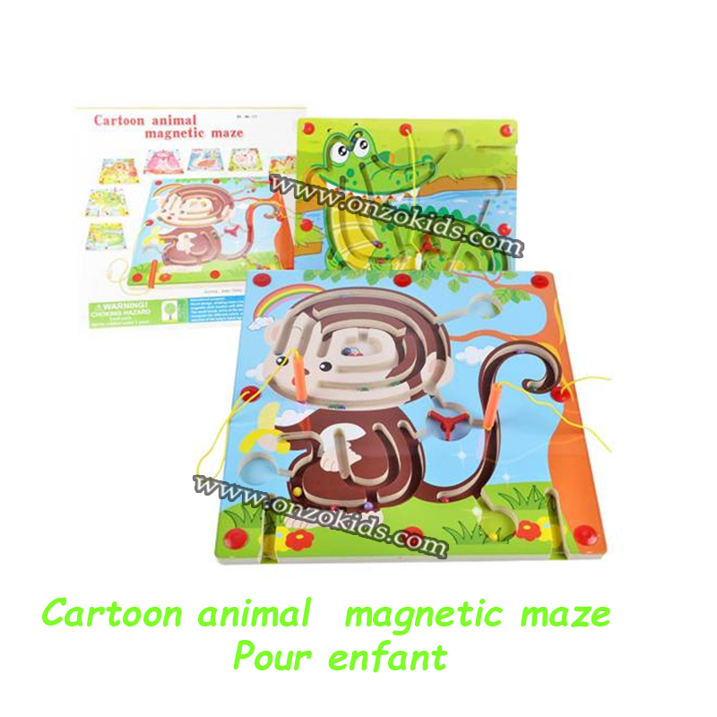 Cartoon animal magnetic maze pour enfant | FlyAC