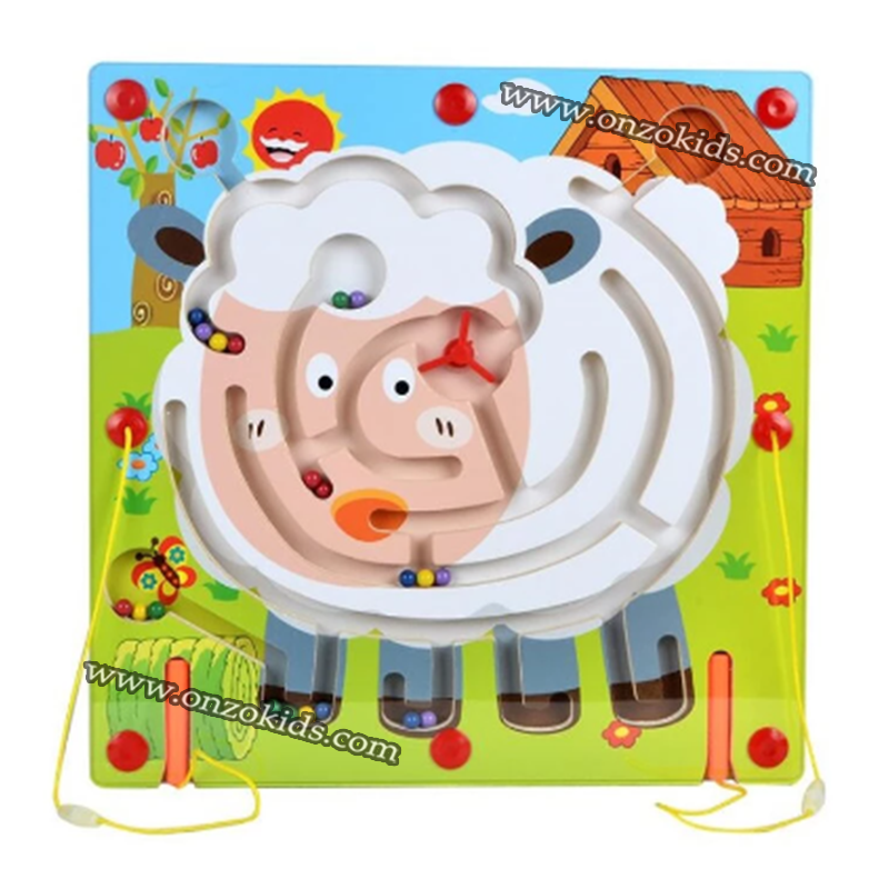 Cartoon animal magnetic maze pour enfant | FlyAC – Image 6