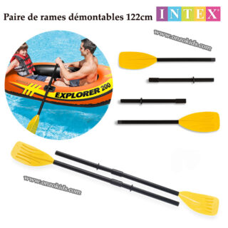 Paire de rames démontables 122cm- Intex