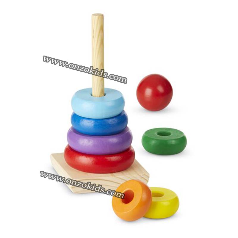 Tour de pile arc-en-ciel pour enfants – Image 13