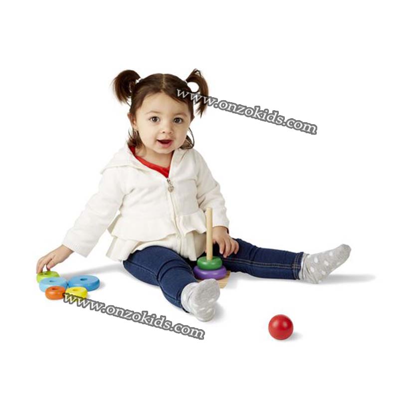 Tour de pile arc-en-ciel pour enfants – Image 2