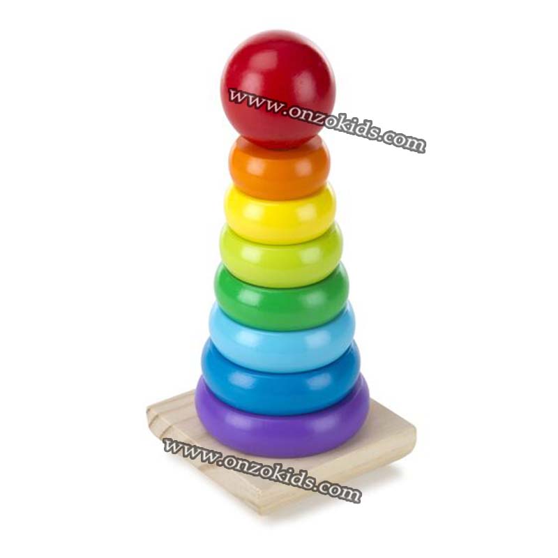 Tour de pile arc-en-ciel pour enfants – Image 11