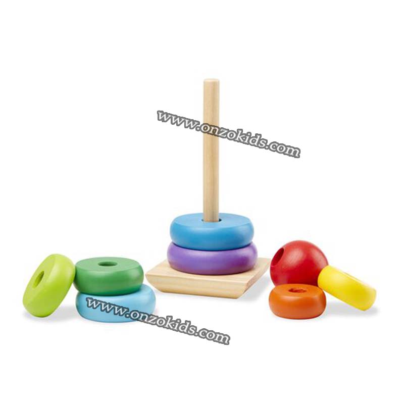 Tour de pile arc-en-ciel pour enfants – Image 10