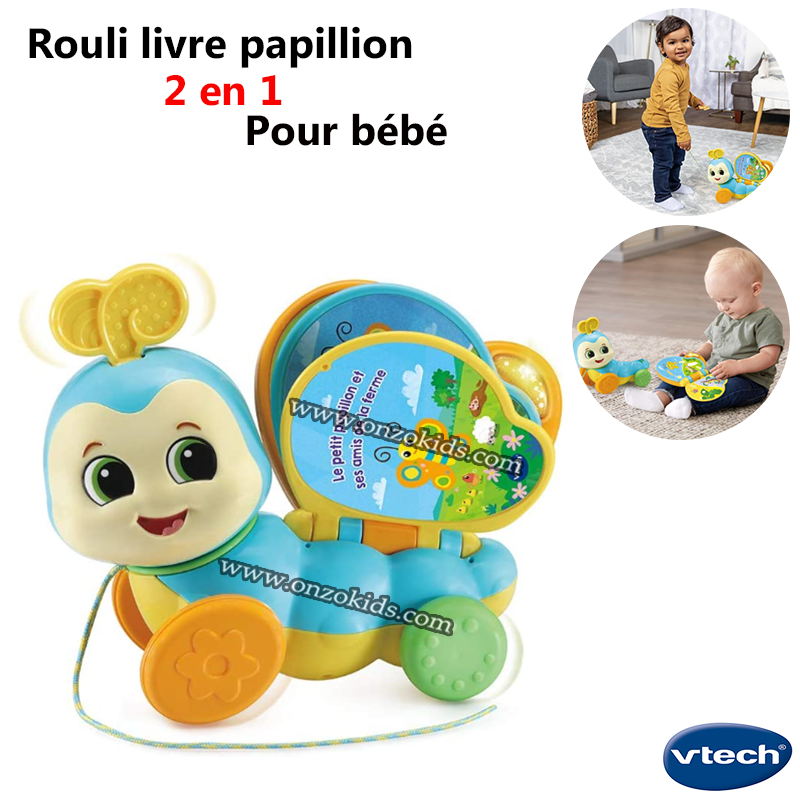 Rouli livre papillon 2 en 1 | Vtech