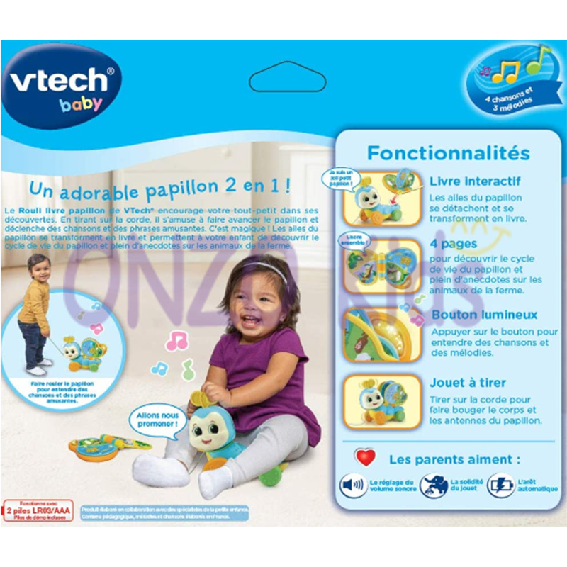 Rouli livre papillon 2 en 1 | Vtech – Image 10