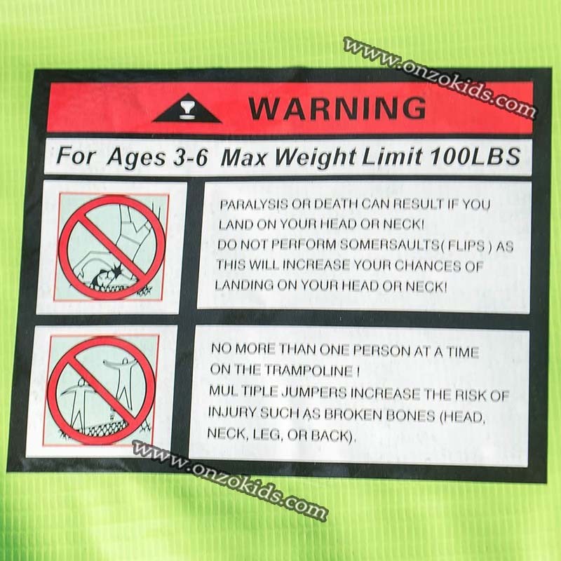 Trampoline pour enfants 1,40 m charge max. 45 KG – Image 14