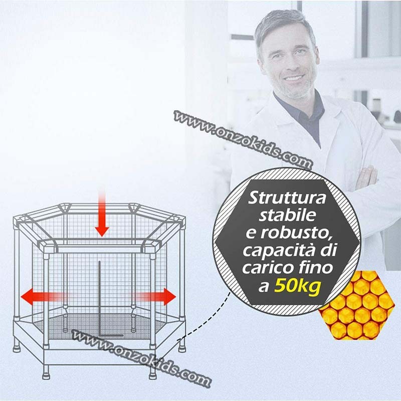 Trampoline pour enfants 1,40 m charge max. 45 KG – Image 10