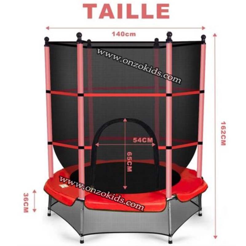 Trampoline pour enfants 1,40 m charge max. 45 KG – Image 13