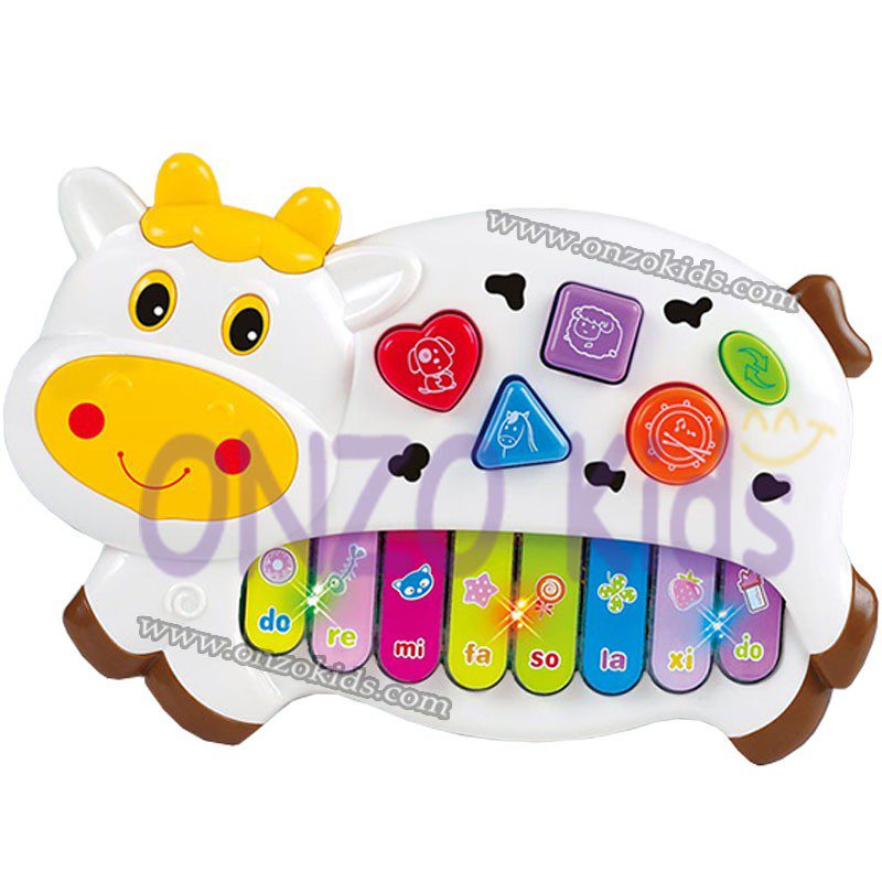 Mini piano pour enfant - Vache