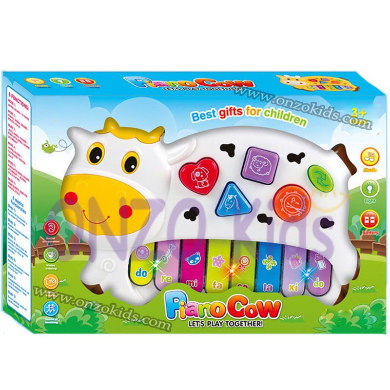 Mini piano pour enfant - Vache – Image 2